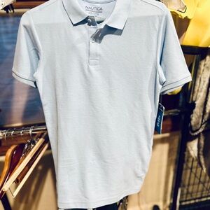 Nautica Men's Sky Blue Polo Shirt